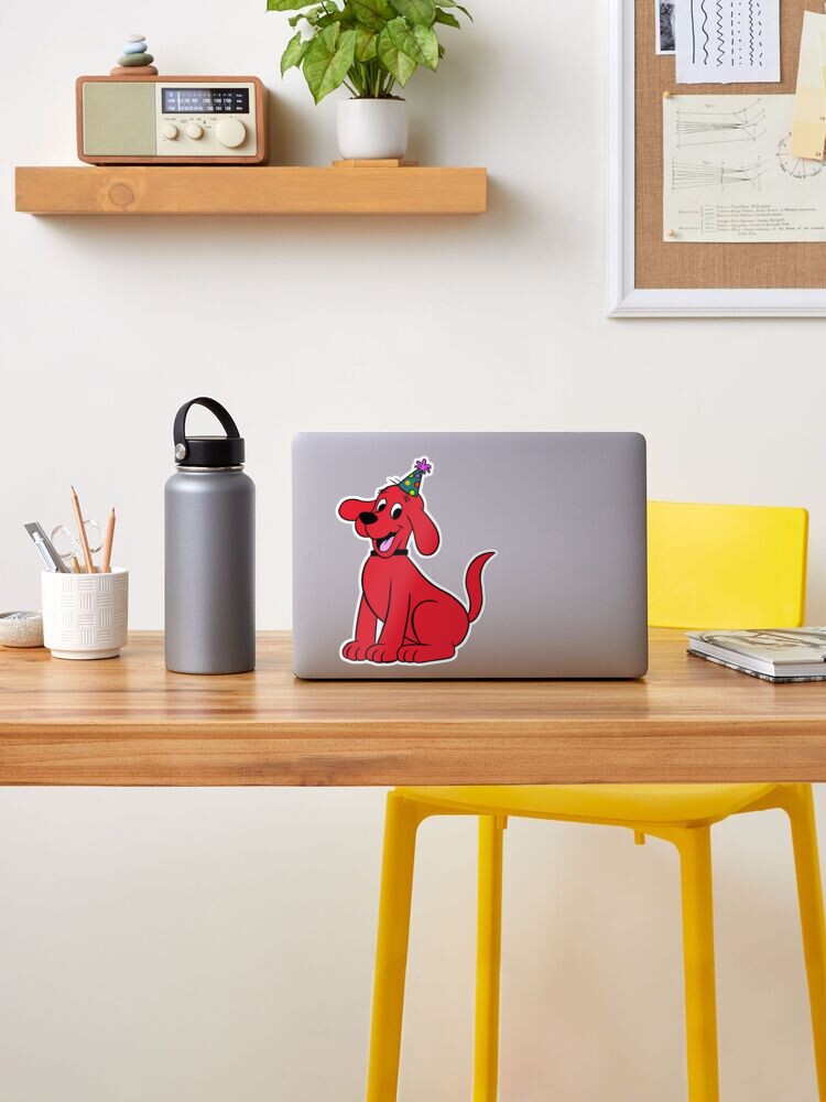 The Red Big Dog Stickers for Kids, 25 PCS, Vinyl Decals Red Big Dog  Birthday Party Favor Supplies for Laptop,computer,water Bottles,luggage -   Sweden