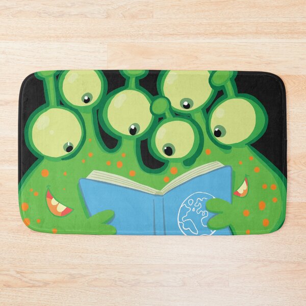 Item preview, aliens look at a book manual on planet earth designed and sold by duxpavlic.