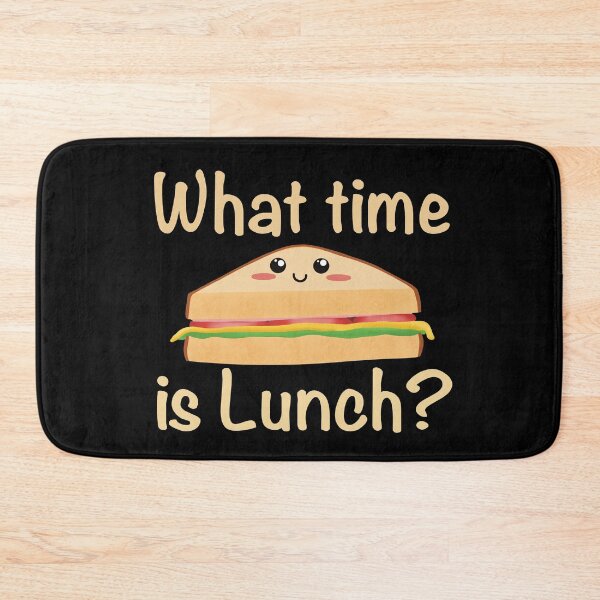 Item preview, What time is Lunch? Cute Kawaii sandwich designed and sold by ToriaScarlett.
