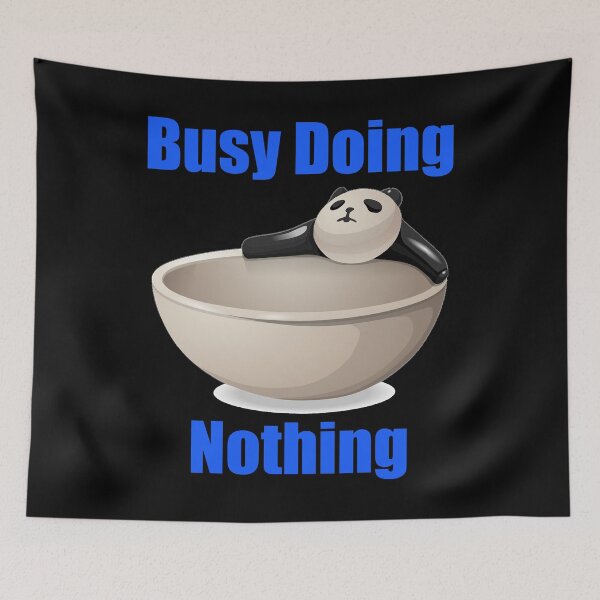 Item preview, Busy Doing Nothing Panda designed and sold by Uvogin2099.
