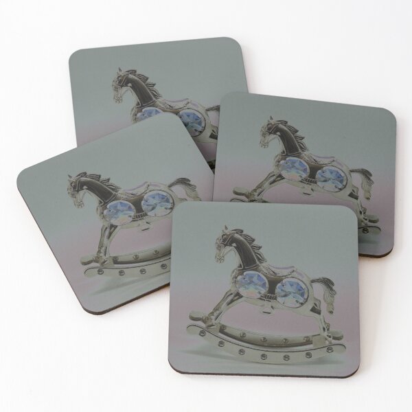 Item preview, Silver Rocking Horse. designed and sold by GingerMan2550.