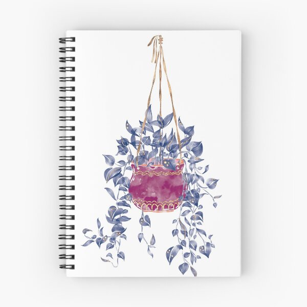 Item preview, Watercolor hanging plant, hanging plant, potted plant, plant pot, planter, urban jungle, plant lady, boho plant, aesthetic plant designed and sold by Anaïs Illustration.