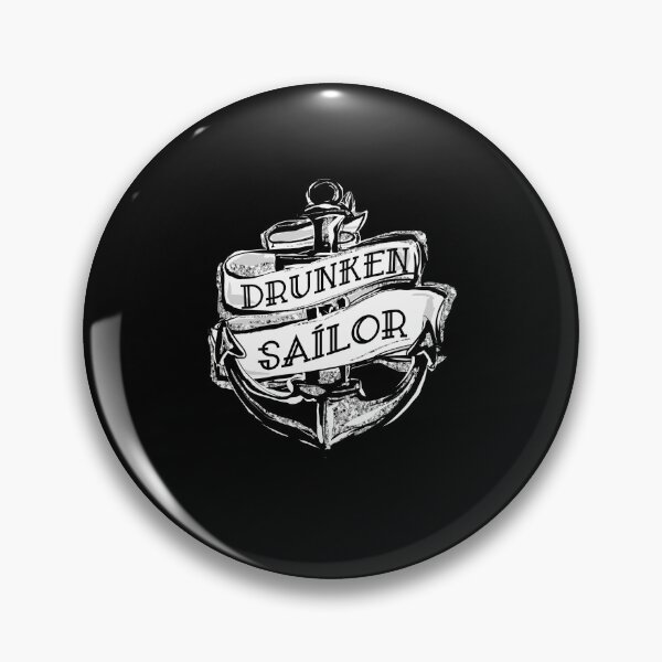 Item preview, Drunken Sailor Sea Shanties Anchor designed and sold by funnytshirtemp.