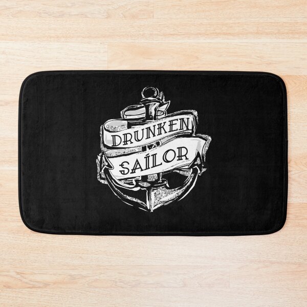 Item preview, Drunken Sailor Sea Shanties Anchor designed and sold by funnytshirtemp.