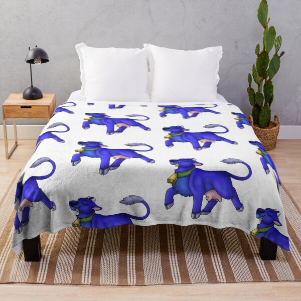 Item preview, Happy Moo: Blue designed and sold by spyroid101.
