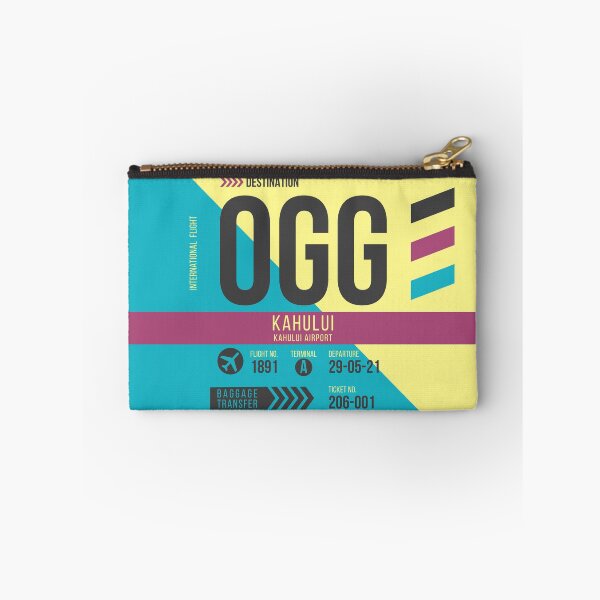 Item preview, Maui Kahului (OGG) Airport Code Baggage Tag designed and sold by SLAG-Creative.