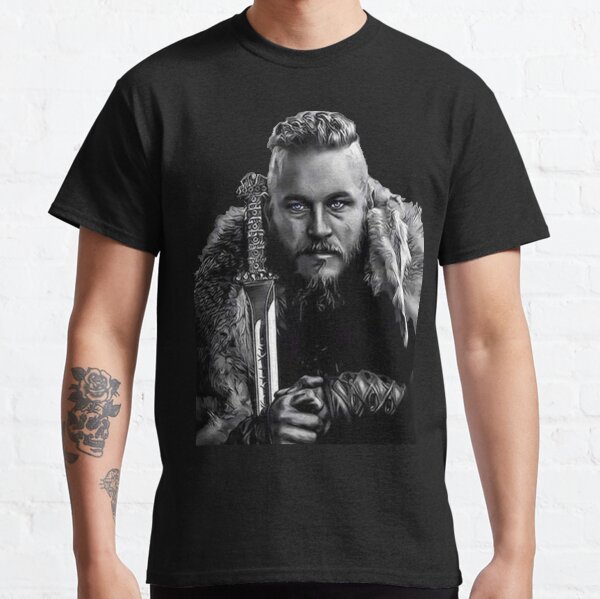 conception de vikings king ragnar lothbrok T-shirt classique