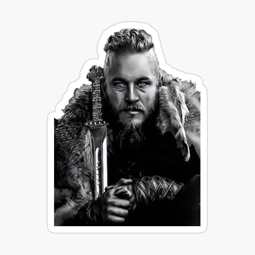 Vikings King Ragnar Lothbrok Design Spiral Notebook By alkreem Redbubble