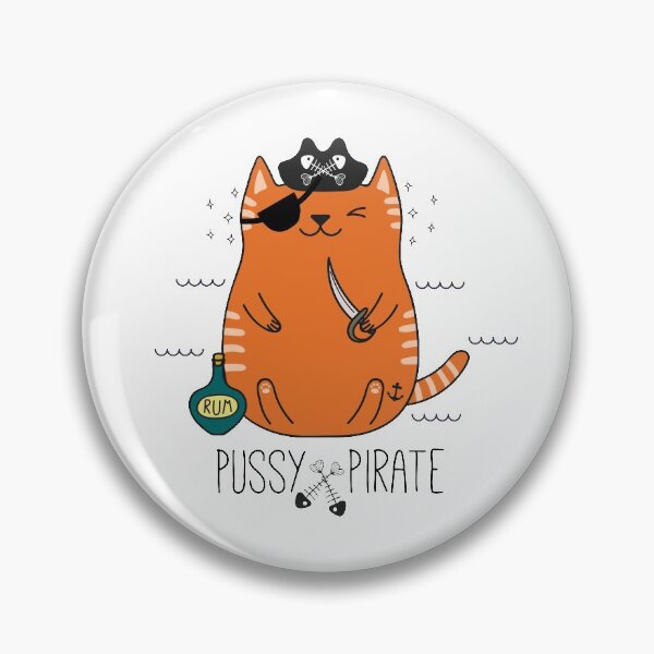 Artikelvorschau, Pussy Pirat entworfen und verkauft von DesignLabMedia.
