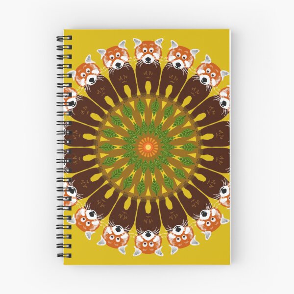 Item preview, Red Panda Mandala Design designed and sold by MandalaZoo.