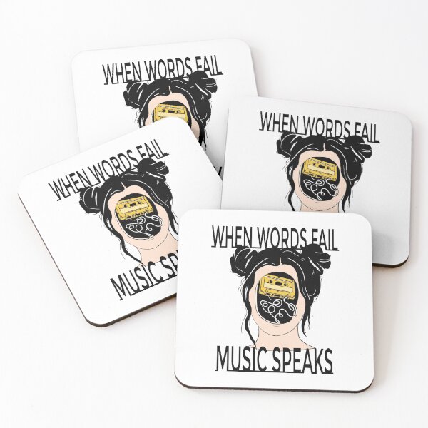 Item preview, When Words Fail Music Speaks designed and sold by curledup-cat.