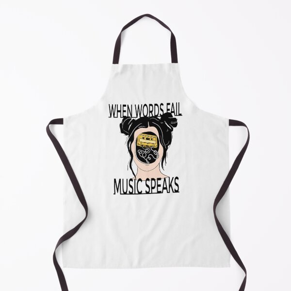 Item preview, When Words Fail Music Speaks designed and sold by curledup-cat.