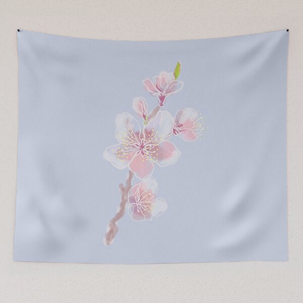 Item preview, Sakura flowers, spring flowers art designed and sold by orangerinka.
