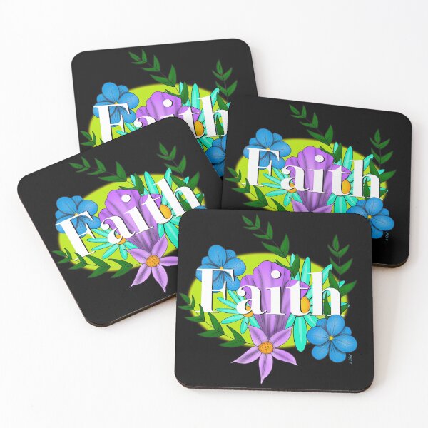 Item preview, Faith with bouquet  of flowers designed and sold by Chillateez.