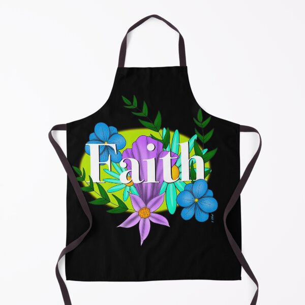 Item preview, Faith with bouquet  of flowers designed and sold by Chillateez.