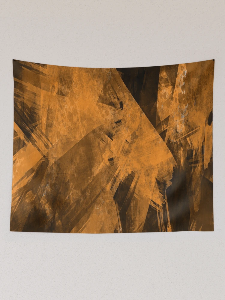 Thumbnail 2 of 3, Tapestry, Texture Pattern Blue Dark Abstract designed and sold by Designs-RZ.