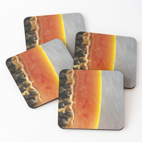 Item preview, Close up of papaya seeds and mesocarp designed and sold by Mahirov Shop.