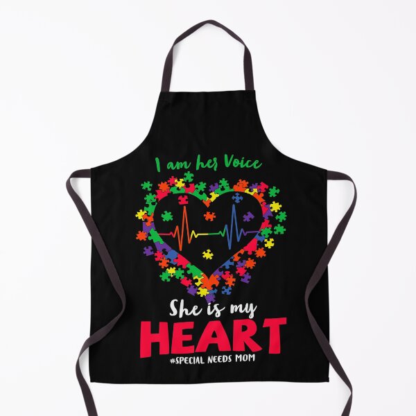 Item preview, I Am Her Voice She Is My Heart designed and sold by Tatt-Hooligans.