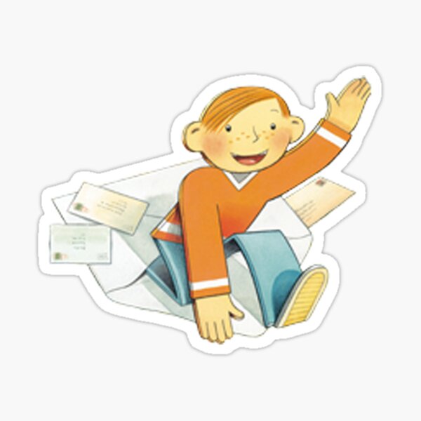 Deport Flat Stanley Square Sticker – Meatball Waterfall