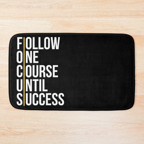 Item preview, FOCUS - Follow One Course Until Success Typography designed and sold by HeartDamian.