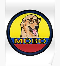 Modern Baseball Dog Poster