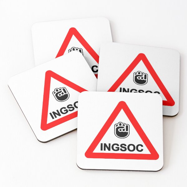 Item preview, INGSOC WARNING SIGN designed and sold by sociographix.