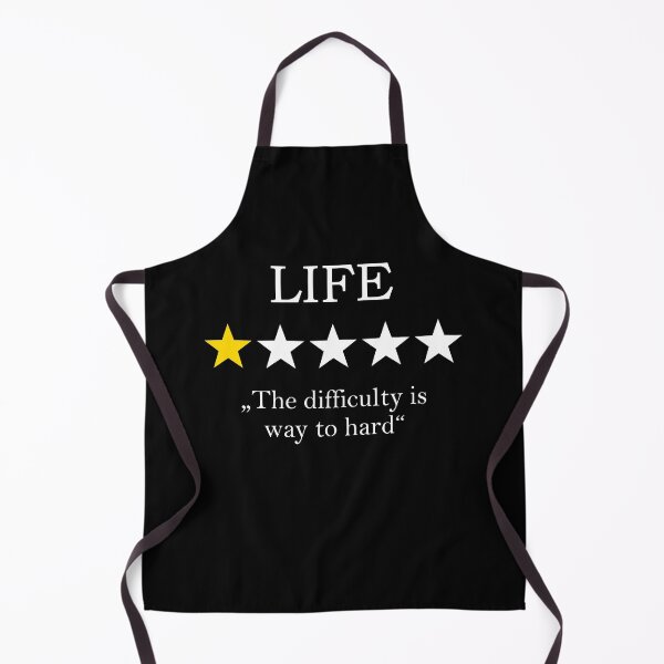 Item preview, Funny Life One Star Rating - Difficulty Way Too Hard designed and sold by GiftWorks.