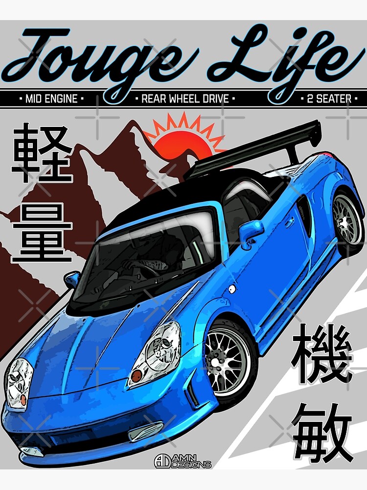 Chapa for Sale con la obra «Toyota MR2 JDM Chicas anime» de Gingercitrus31  | Redbubble