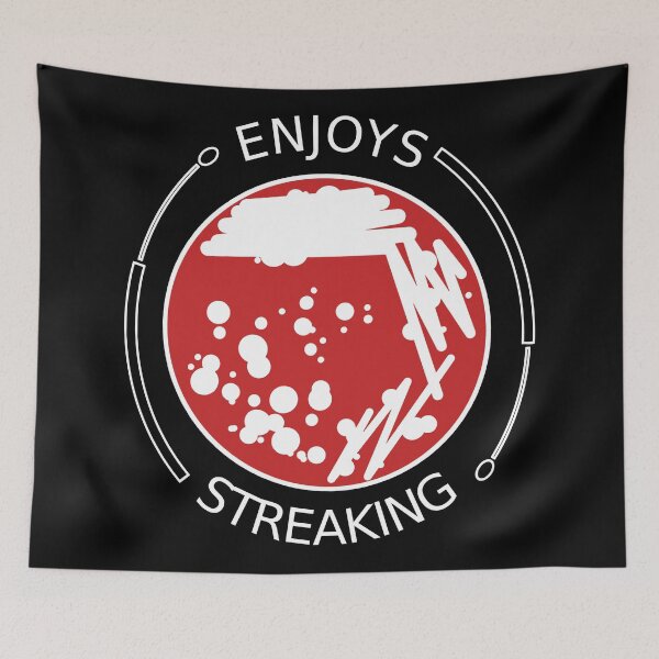 Item preview, Cute Nerdy Funny Microbiology Enjoys Streaking Gifts designed and sold by ShirtsandStuffs.