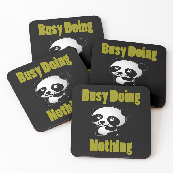 Item preview, Busy Doing Nothing Panda designed and sold by Uvogin2099.