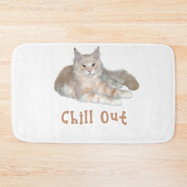 Item preview, CHILL OUT CAT designed and sold by Mizjean.