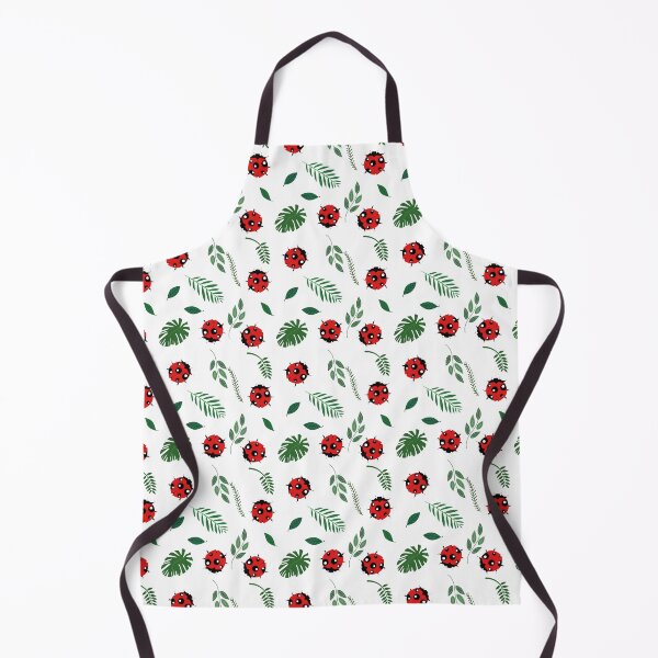 Item preview, Ladybug And Leaves Pattern designed and sold by ilustraliza.