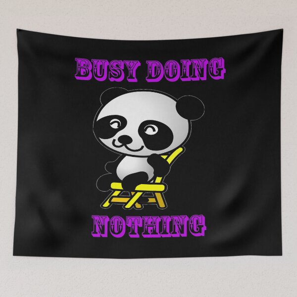 Item preview, Busy Doing Nothing Panda designed and sold by Uvogin2099.