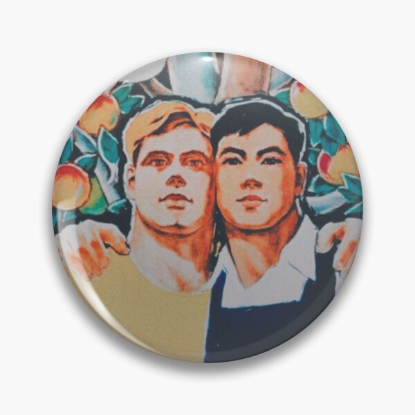 Item preview, Communist propaganda that looks like a gay couple designed and sold by DaniVaca.