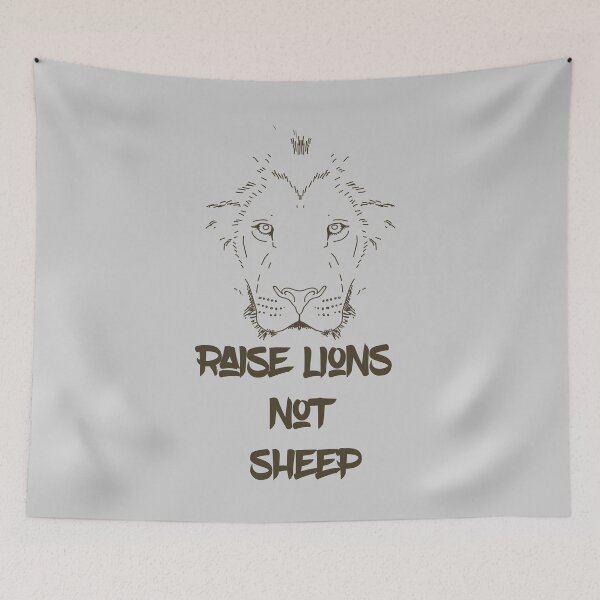Item preview, Raise lions not sheep designed and sold by UrahGo.