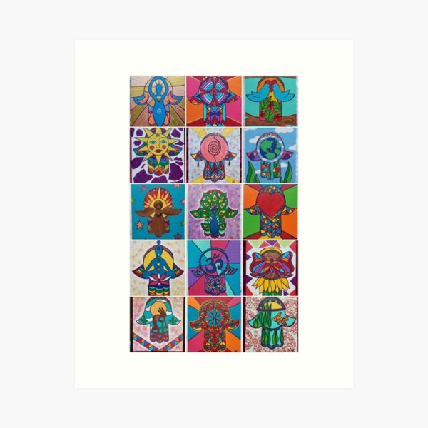 Item preview, Assorted Hamsa #1 by Harriette Knight designed and sold by harrietteknight.