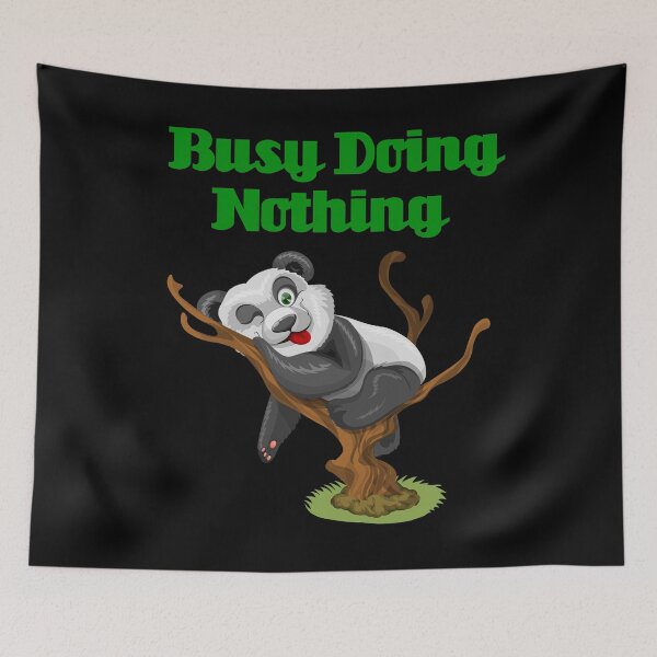 Item preview, Busy Doing Nothing Panda designed and sold by Uvogin2099.