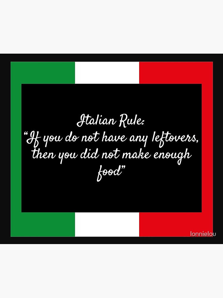 Italian Rule by lonnielou