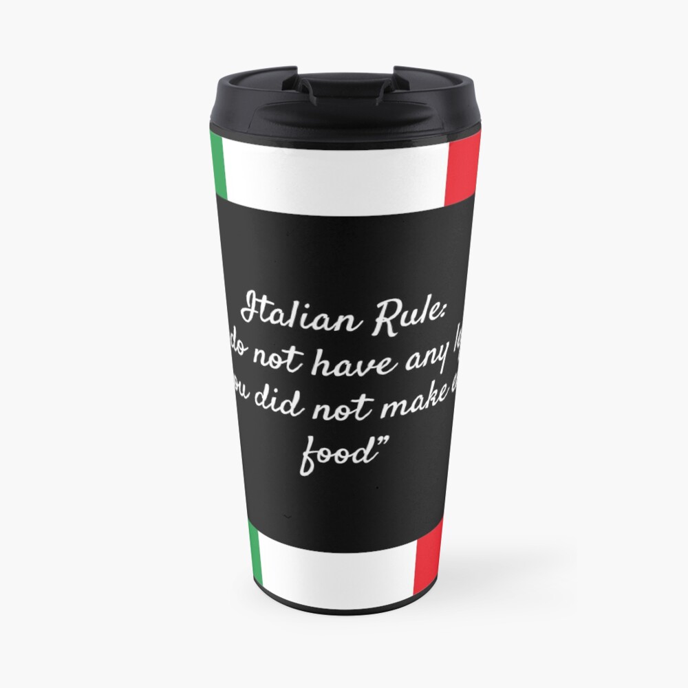 Italian Rule Travel Mug