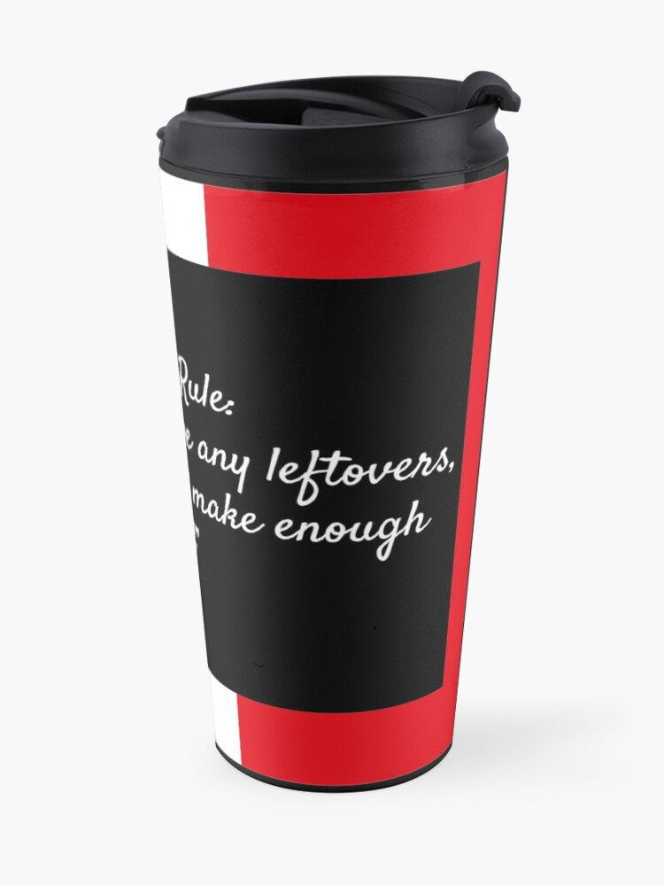 Alternate view of Italian Rule Travel Mug