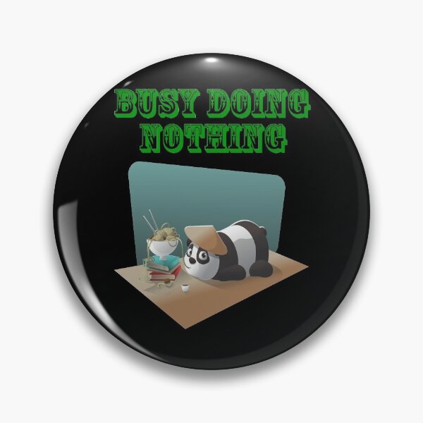 Item preview, Busy Doing Nothing Panda designed and sold by Uvogin2099.