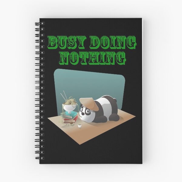 Item preview, Busy Doing Nothing Panda designed and sold by Uvogin2099.