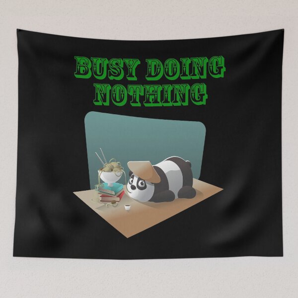 Item preview, Busy Doing Nothing Panda designed and sold by Uvogin2099.