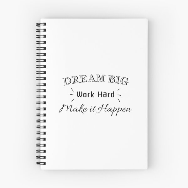 Item preview, Dream big Work hard Make it happen, Motivational saying, Focus designed and sold by cyhdesign.