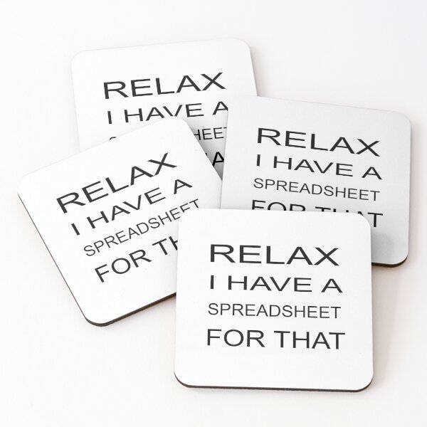 Item preview, I Have a Spreadsheet For That Sticker best design. designed and sold by Didou  Design.