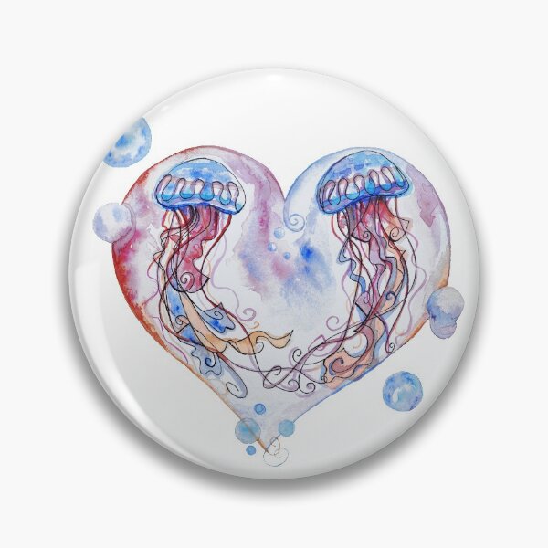 Item preview, Valentine's Day jellyfish designed and sold by AmandinePruvot.