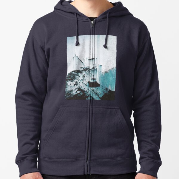Glitch Zipped Hoodie