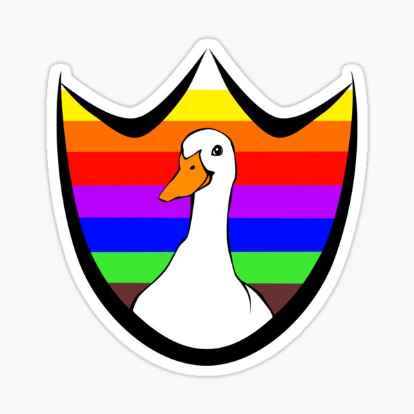 Dux Over the Rainbow Sticker