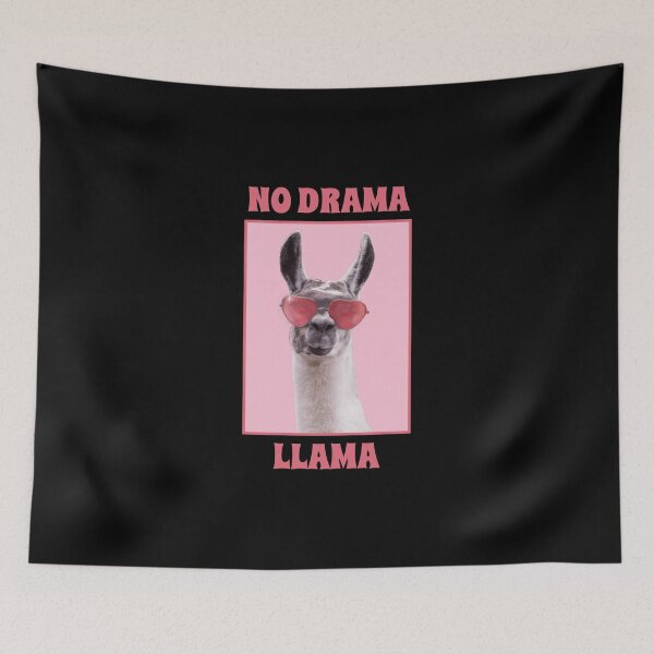 Item preview, Llama No Drama Lama with Sunglasses designed and sold by PetShoper.