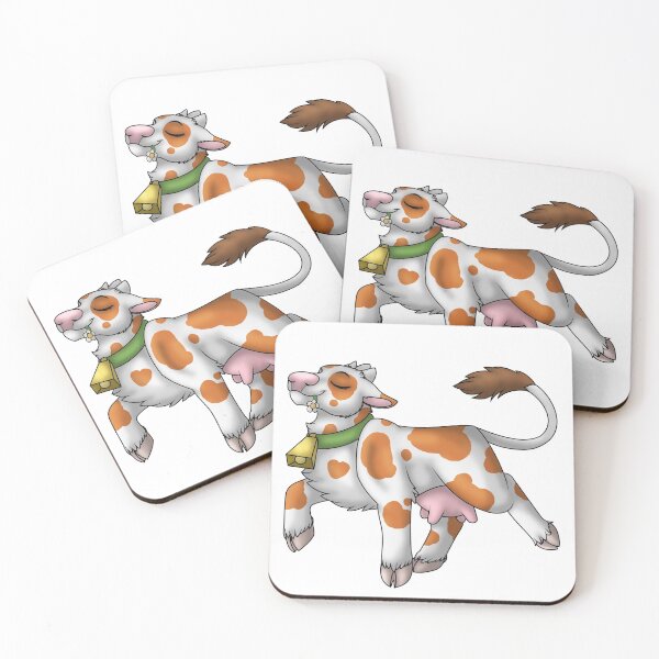 Item preview, Happy Moo: Orange Spots designed and sold by spyroid101.